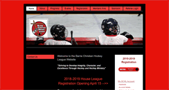 Desktop Screenshot of bchlhockey.net